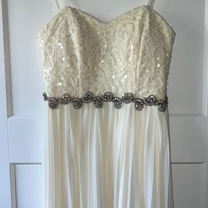 Betsy & Adam | ivory wedding dress or rehearsal dress or event